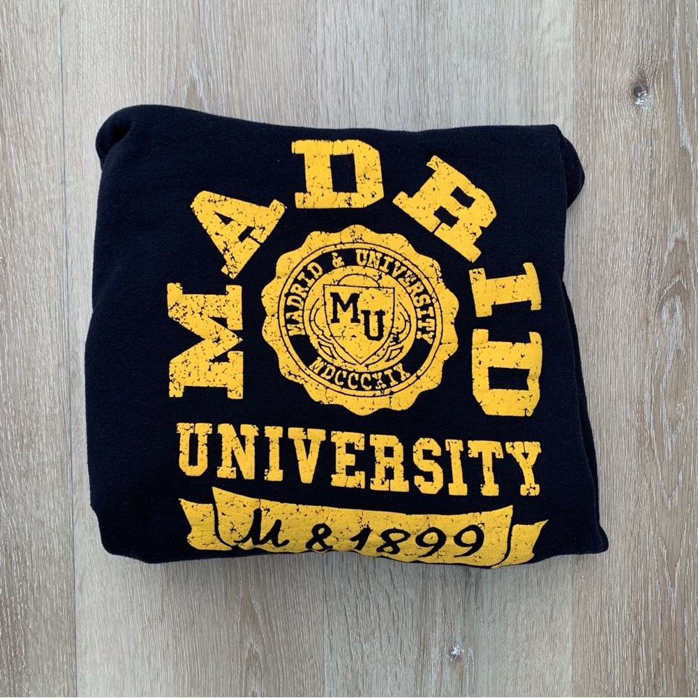 Madrid University Black Sweatshirt